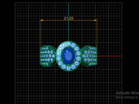 ENGAGEMENT RINGS 3D PRINTABLE MODEL 3D Print Model