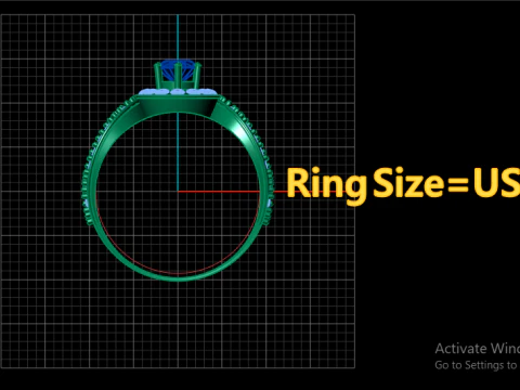 ENGAGEMENT RINGS 3D PRINTABLE MODEL 3D Print Model