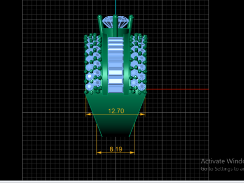 FASHION HIP HOP DIAMOND RING 3D PRINTABLE MODEL Modelo de Impressão 3D