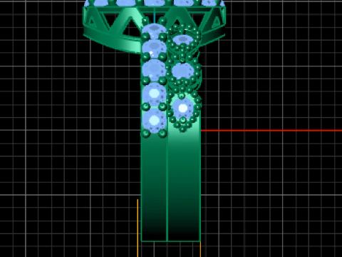 婚約指輪の 3D 印刷可能モデル 3Dプリントモデル