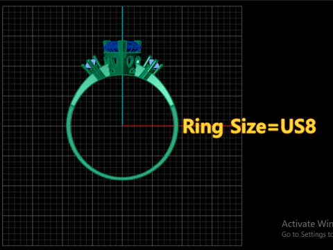 HEART LOVE RING 3D PRINTABLE MODEL 3D Print Model