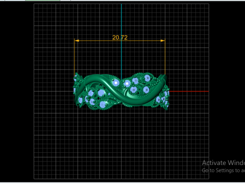 LUXURY FILIGIREE RING 3D PRINTABLE MODEL Model Cetak 3D