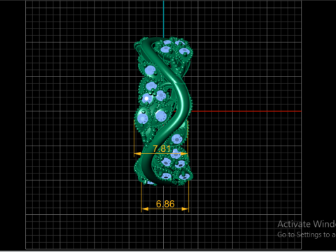 LUXURY FILIGIREE RING 3D PRINTABLE MODEL Model Cetak 3D