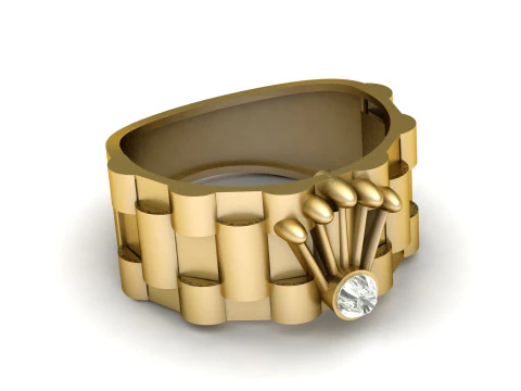 RADO MAN RING 3D PRINTABLE MODE 3D Print Model