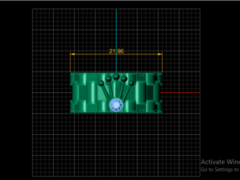 RADO MAN RING 3D PRINTABLE MODE Model do druku 3D