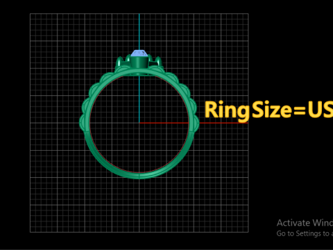 RADO MAN RING 3D PRINTABLE MODE Model do druku 3D