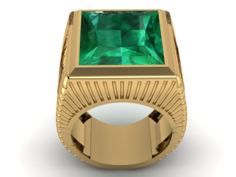 ITALIAN RING FOR MEN FASHION 3D PRINTABLE MODEL 3D Print Model