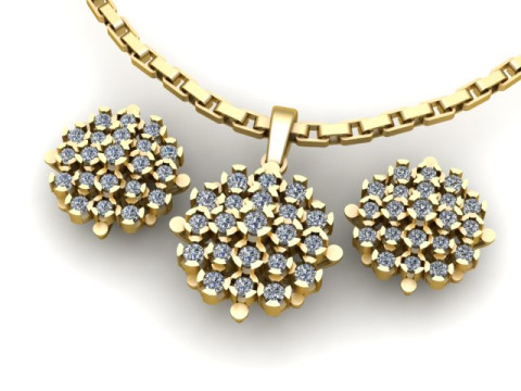 EGAGEMENT DIMOND LOCKET 3D PRINTABLE MODEL 3D Baskı Modeli
