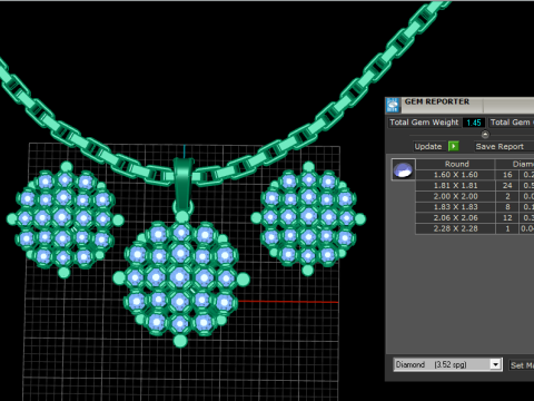 EGAGEMENT DIMOND LOCKET 3D PRINTABLE MODEL Model Cetak 3D