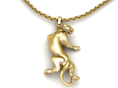 TIGER LOCKET FOR MEN 3D PRINTABLEMODEL 3D Print Model