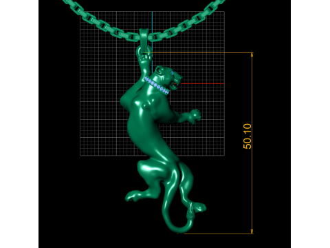 TIGER LOCKET FOR MEN 3D PRINTABLEMODEL 3D Print Model