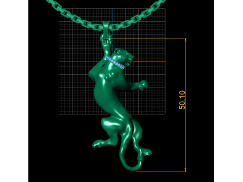 TIGER LOCKET FOR MEN 3D PRINTABLEMODEL 3D Print Model
