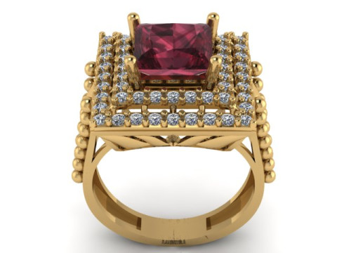 WOMEN EGAGEMENT RING 3D PRINRTABLE MODEL 3D Baskı Modeli