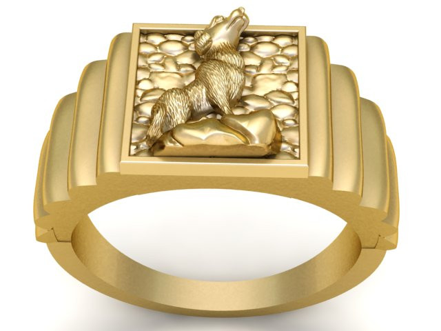 MENS FASHION RING FOR 3D PRINTABLE MODEL Modèles 3D en vedette .c4d .max .obj .3ds .fbx .stl .blend