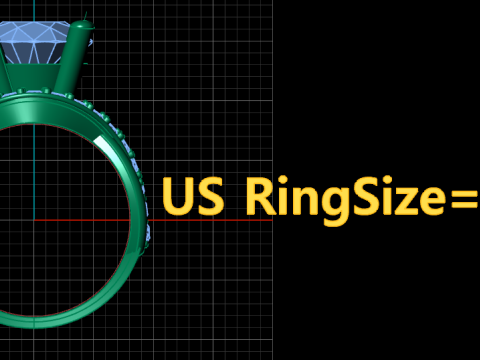 LUXURY ENGAGEMENT DIMOND RING 3D PRINTABLE MODEL 3Dプリントモデル