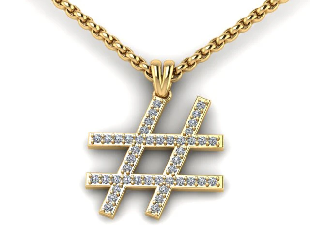 SYMBOL PENDANT 3D PRINTABLE MODEL 3D Print Model .c4d .max .obj .3ds .fbx .stl .blend 