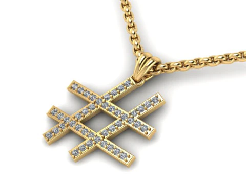 SYMBOL PENDANT 3D PRINTABLE MODEL 3D Print Model