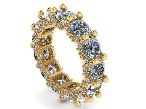 ENGAGEMENT DIMOND RING 3D PRINTABLE MODEL 3D Print Model