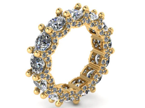 ENGAGEMENT DIMOND RING 3D PRINTABLE MODEL 3D Print Model