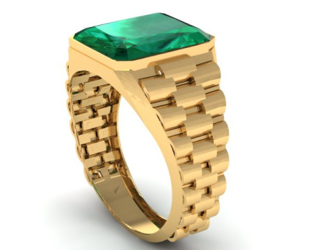 SMART WATCH STYLE RING 3D PRINTABLE MODEL 3D Print Model