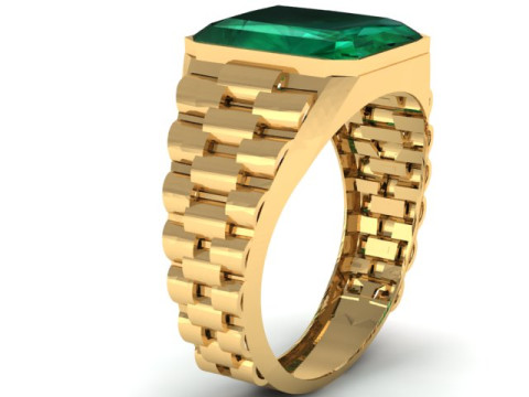 SMART WATCH STYLE RING 3D PRINTABLE MODEL 3D Print Model