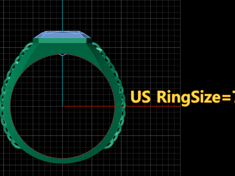 SMART WATCH STYLE RING 3D PRINTABLE MODEL 3D Print Model