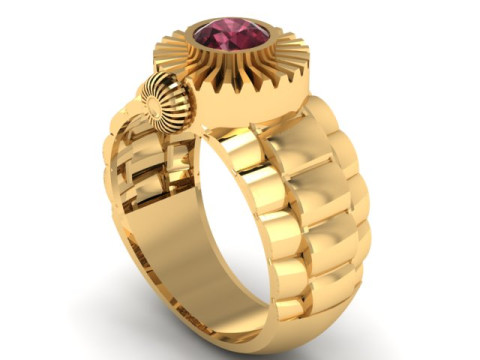 Rado watch ring for men 3d pritable model 3D Print Model