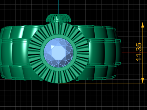 Rado watch ring for men 3d pritable model 3D Print Model
