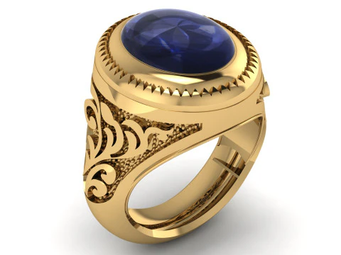 トルコ男性ファッションリング 3D 印刷可能モデル 3Dプリントモデル