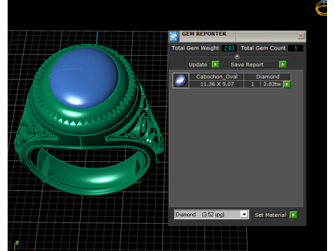 TURKISH MEN FASHION RING 3D PRINTABLE MODEL 3D Print Model