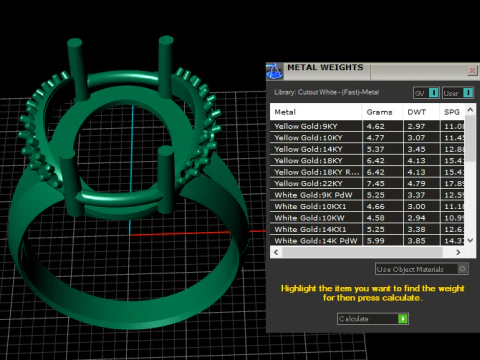 WEDDING DIMOND RING 3D PRINTABLE MODEL 3D Print Model