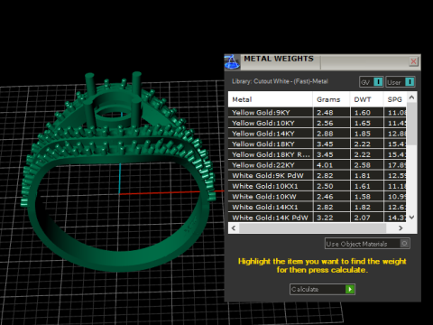 WEDDING RING 3D MODEL IN CULTS 3D PRINTABLE MODEL Model do druku 3D