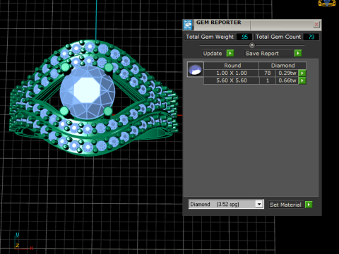 WEDDING RING 3D MODEL IN CULTS 3D PRINTABLE MODEL Model do druku 3D