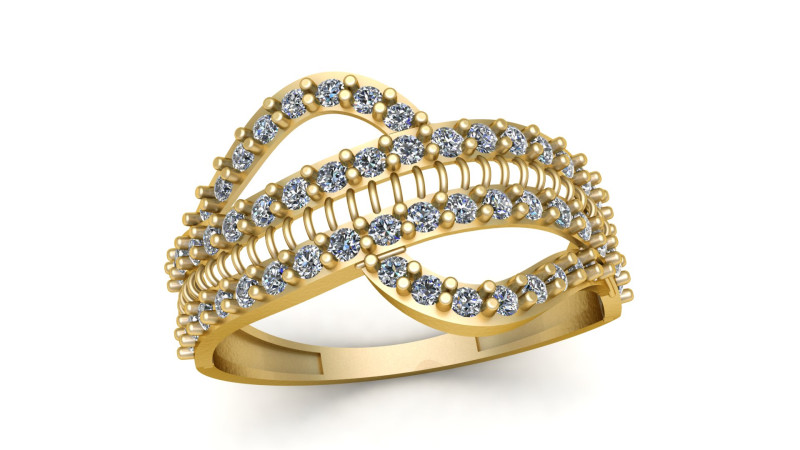 SOLITAIRE WEDDING RING 3D PRINTABLE MODEL 3Dプリントモデル .c4d .max .obj .3ds .fbx .stl .blend 