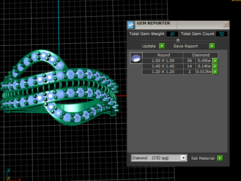 SOLITAIRE WEDDING RING 3D PRINTABLE MODEL 3Dプリントモデル