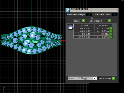 LUXURY DIMOND RING 3D PRINTABLE MODEL 3D Print Model