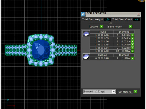 SOLITAIRE ENGAGEMENT WITH CUT DIAMOND RING 3D PRINTABLE MODEL 3D Print Model