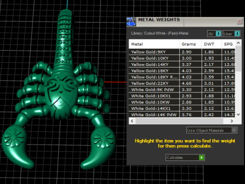 Hip Hop Men Fashion Scorpio Pendant 3d Printable Model 3D Принт Модель