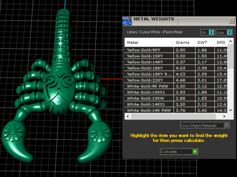 Hip Hop Men Fashion Scorpio Pendant 3d Printable Model 3D Print Model