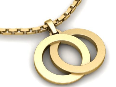 FASHION PENDANT FOR MEN AND WOMEN 3D PRINTABLE MODEL 3Dプリントモデル