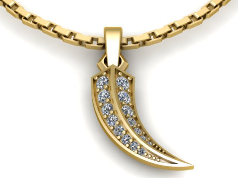 AMULETS MENS PENDANT 3D PRINTABLE MODEL 3D Print Model