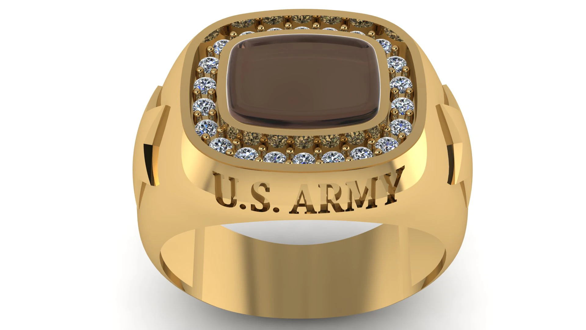 US Army Ring 3d Printable Model 3D Print Model .c4d .max .obj .3ds .fbx .stl .blend 