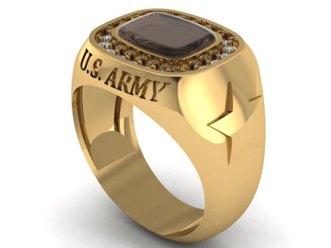 US Army Ring 3d Printable Model 3D Print Model
