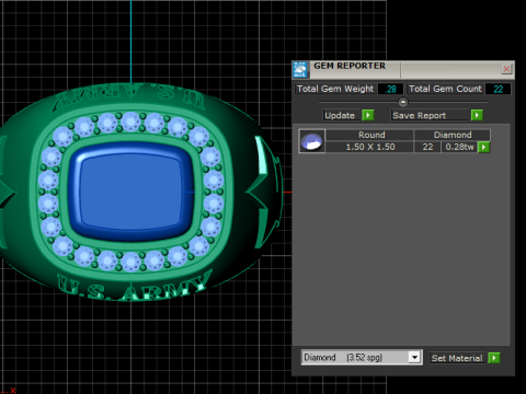 US Army Ring 3d Printable Model 3D 打印模型