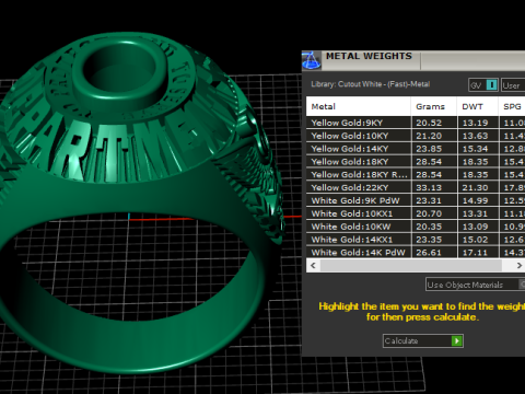 US Army Ring 3d Printable Model 3D Baskı Modeli