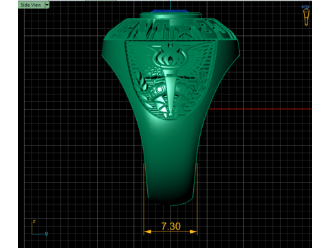 US Army Ring 3d Printable Model 3D Baskı Modeli