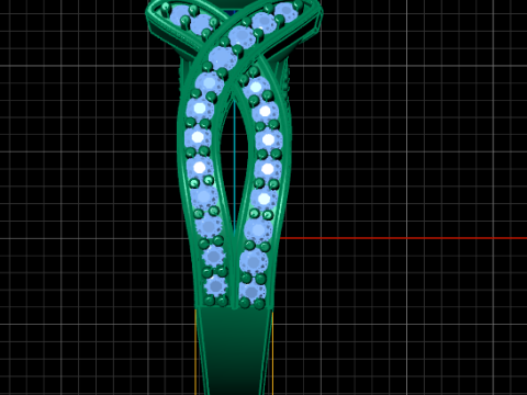LUXURY MEN FASHION DIMOND RING 3D PRINTABLE MODEL Modello di stampa 3D