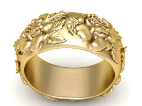 STYLISH FASHION MEN RING 3D PRINTABLE MODEL 3D Print Model