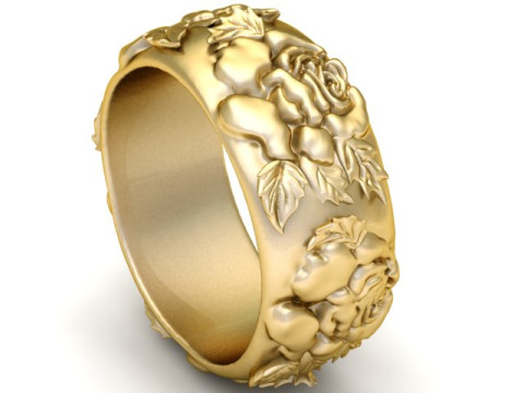 STYLISH FASHION MEN RING 3D PRINTABLE MODEL 3Dプリントモデル