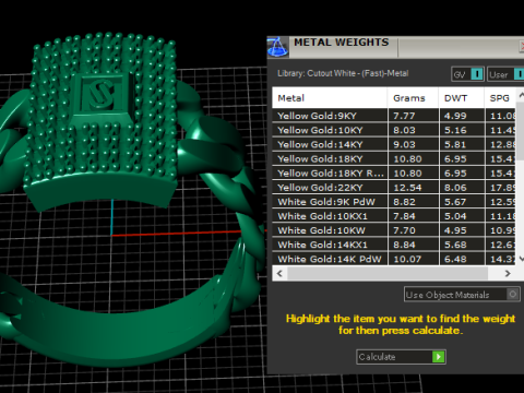 MONACO CHAIN ENGAGEMENT RING 3D PRINTABLE MODEL Modelo de impresión 3D